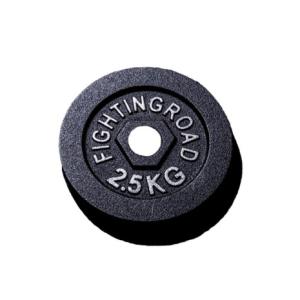 ファイティングロード（FIGHTING ROAD）（メンズ、レディース）プレートブラック 2.5kg HG6 841FR20CM5621.
