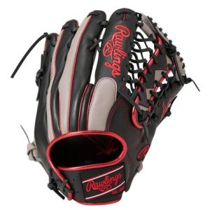 ローリングス（Rawlings）（メンズ）ソフトボール用グラブ グローブ オールラウンド用 ソフト ハイパーテックカラーズ Y719 GS6HTCY719-B/GRY