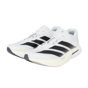 アディダス（adidas）（メンズ）ランニングシューズ トレーニングシューズ 部活 アディゼロ ボストン 13 M ホワイト ブラック ONE38-JS4939 スポーツ シューズ