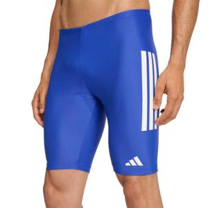 アディダス（adidas）（メンズ）水着 メンズ 水泳 スリーストライプス スイム ハーフスパッツ 8インチ 青 M-LLサイズ KQX13-KA3866