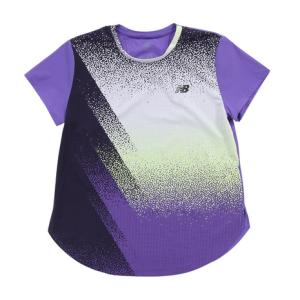 ニューバランス（new balance）（レディース）レースデイ ウルトラライト プリントTシャツ WT61Y1YIEPU｜SuperSportsXEBIO Yahoo!店