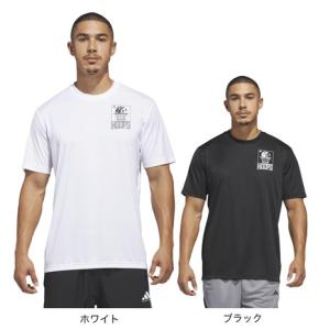 アディダス（adidas）（メンズ）バスケットボールウェア World Wide Hoops グラフィックTシャツ RP420