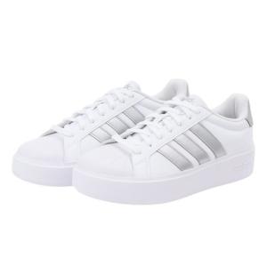 アディダス（adidas）（メンズ）スニーカー スポーツシューズ ストリート トーク ボールド ホワイト シルバー OMR53-KJ3857 スポーツ カジュアル シューズ