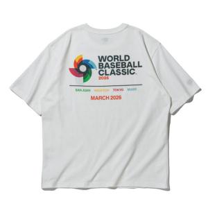 ニューエラ（NEW ERA）（メンズ、レディース）野球ウェア 半袖 ウォッシュドコットン Tシャツ WBCロゴ 14948265