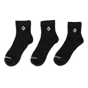 コンバース（CONVERSE）（メンズ）ダイアモンド ロゴ EB ショートソックス 3足組 41800041