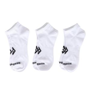 コンバース（CONVERSE）（メンズ）ダイアモンド ロゴ アンクルソックス 3足組 41800050
