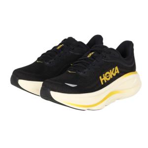 ホカ（HOKA）（メンズ）ランニングシューズ ジョギングシューズ BONDI 9 ワイド ブラック 1162013-CWG
