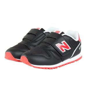 ニューバランス（new balance）（キッズ）ジュニアスニーカー スポーツシューズ 373 フック アンド ループ ブラック I3734EDW カジュアルシューズ 面ファスナー