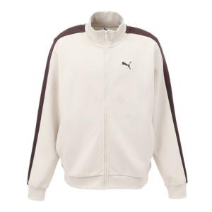 ま*ん様 PUMA ホワイトレザージャケット PUMA（プーマ） M CLASSICS WOVEN JKT アウター 626608 ABC-MART限定