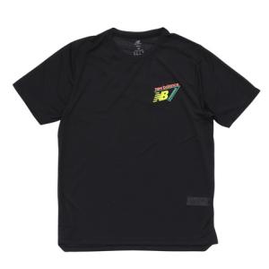 ニューバランス（new balance）（メンズ）ネオンポリ Tシャツ MT61Y04QBK