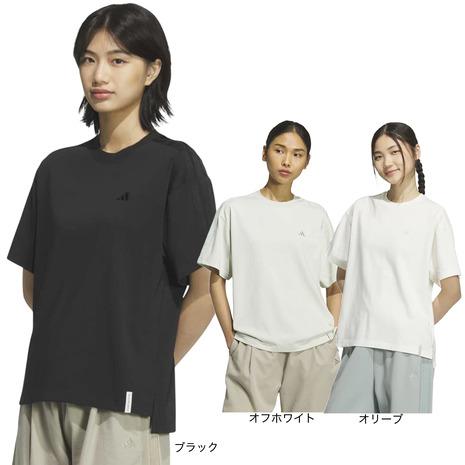 アディダス（adidas）（レディース）エッセンシャルズ プラス スリーストライプス ルーズフィット...