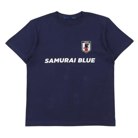 日本サッカー協会（JFA）（メンズ）半袖 サムライブルー STADIUM LINE Mサイズ JO-...