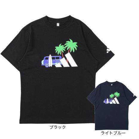 アディダス（adidas）（メンズ）GRAPHICS サーフ 半袖Tシャツ OHN04-KM6286