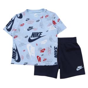 ナイキ（NIKE）（キッズ）ジュニア セットアップ AOP LT WT FT SHORT 上下セット 86N043-B0H