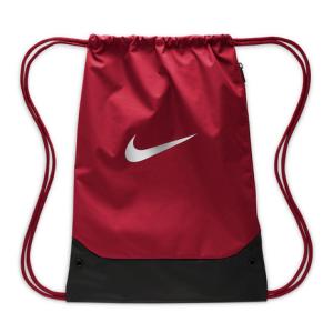 ナイキ（NIKE）（メンズ、レディース）ナップザック ブラジリア ドローコードバッグ 赤 18L IB4409-608 ドロストバッグ
