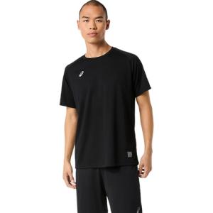 アシックス（ASICS）（メンズ、レディース）バレーボールウェア ドライロゴグラフィックTシャツ 2033C184.001