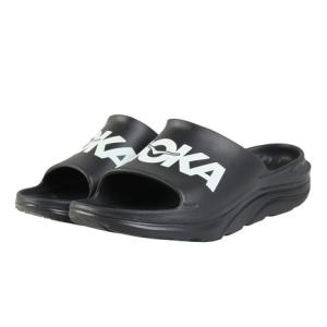 ホカ（HOKA）（メンズ）シャワーサンダル オラ アスレチック スライド ブラック 1155154-BWHT スポーツサンダル カジュアル シューズ