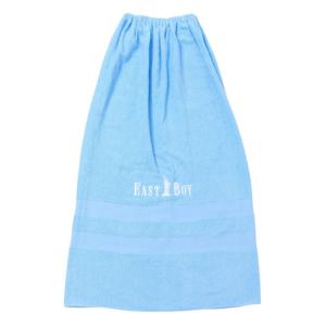 イーストボーイ（EASTBOY）（メンズ、レディース、キッズ）スイムタオル 水泳 タオル EB 紺 100cm 4363242NVY ラップタオル 巻きタオル