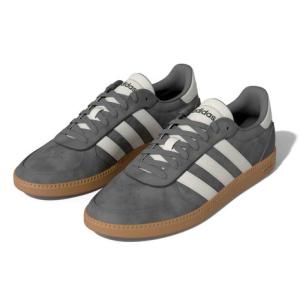 アディダス（adidas）（レディース）スニーカー スポーツシューズ ブレイクネット スリーク スエード グレー NKA01-KK2223 スポーツ カジュアル シューズ