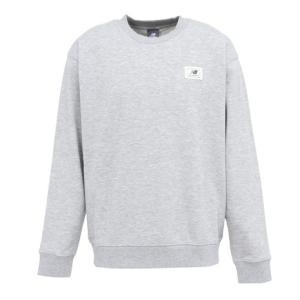ニューバランス（new balance）（メンズ）ウーブンラベルクルーネックスウェット MT6175T5AGM