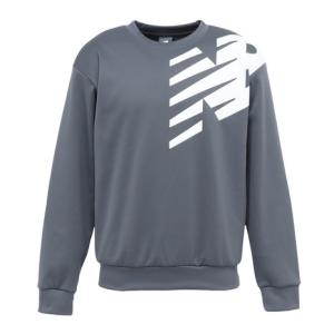 ニューバランス（new balance）（メンズ）フライングロゴクルーネックプルオーバー 裏起毛 MT624189GT