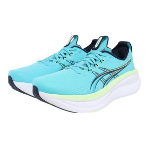 アシックス（ASICS）（メンズ）ランニングシューズ ジョギングシューズ ゲルニンバス 28 ターコイズ 1011C127.403 スポーツ シューズ トレーニング