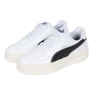 プーマ（PUMA）（レディース）スニーカー スポーツシューズ コート ラリー スカイ デニム 2 ホワイト ブラック 40886301 スポーツ カジュアル シューズ