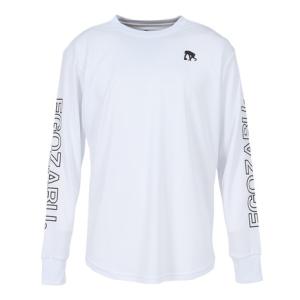 エゴザル（EGOZARU）（メンズ、レディース）バスケットボールウェア スリーフラインロゴロングスリーブTシャツ EZFW26ULS001C002