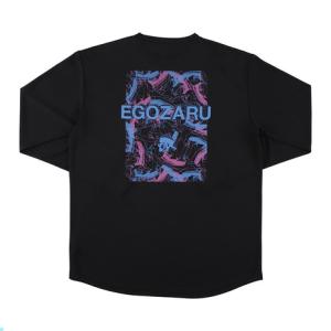 エゴザル（EGOZARU）（メンズ、レディース）バスケットボールウェア アブストラクトネス バックプリント ロングスリーブTシャツ EZFW26ULS008C001