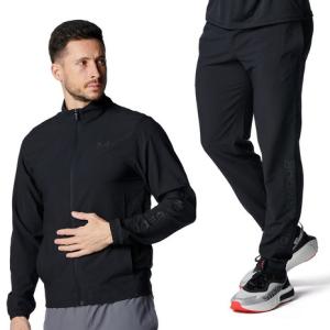 アンダーアーマー（UNDER ARMOUR）（メンズ）フレッシュウーブン フルジップ ジャージ  上下セット 6001543 001 6001544 001｜SuperSportsXEBIO Yahoo!店