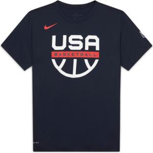 ナイキ バスケットボール ウェア USA Dri-FIT 半袖Tシャツ アメリカ代表 公式プラクティスグラフィック CT8784-451FA20HP