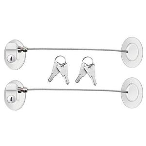 Bestmaple 2つのパックの冷蔵庫のドアロック フリーザーのドアロック 4つのキー ファイル引き出しキャビネッ