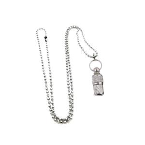 Bartram 迷子札 ドッグタグ ペット用ID ID識別 カプセル 首輪 名札 IDタグ ペット用品 小型 超軽量 ステンレス 脱