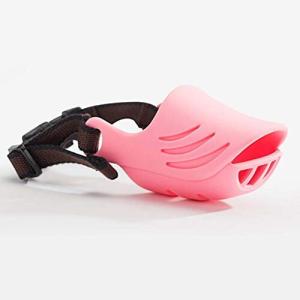 犬のマズル 犬用マズル口輪 犬用 口輪 可愛い アヒル口の形 しつけ口輪 無駄吠え防止グッズ 拾い食い 噛みつ