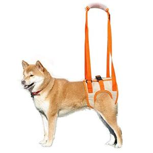 Refoiner 犬用介護ハーネス 後ろ足 歩行補助ハーネス 小中型犬 取っ手付き 歩行サポート 後ろ足サポート 散歩用