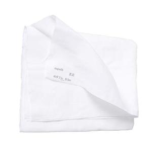 フルータス ダブルガーゼ 40番手 巾110cm×長さ50cm ホワイト 日本製｜supiyura