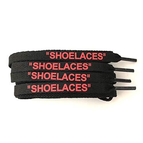 (KICKSROCK) CLASSIC FLAT SHOELACES (140cm, BLACK/R...