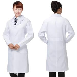 (Bebomne) 白衣 レディース メンズ はくい 男性用 女性用 長袖 ドクターコート 診察衣 実験衣 医師｜supiyura
