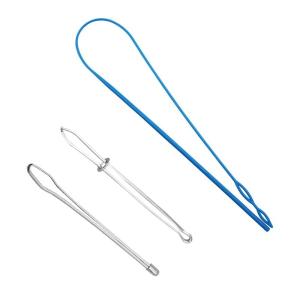 LOYELEY 糸通し 紐通し ひも通し 3個セット もとおし いと通し ラウンドヘッドクリップ フラットヘ