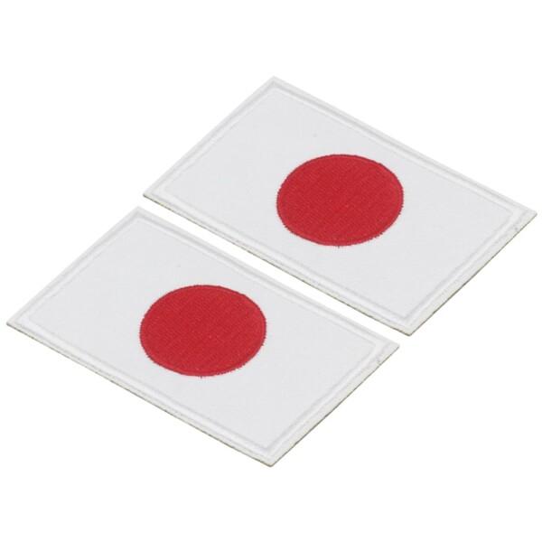 オーディオファン ワッペン 日本 ベルクロ 刺繍 国旗 エンブレム 刺繍 腕章 サバゲーミリタリー