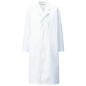 アプロン KAZEN メンズ診察衣S型長袖 LL 110-30(ホワイト)｜supiyura