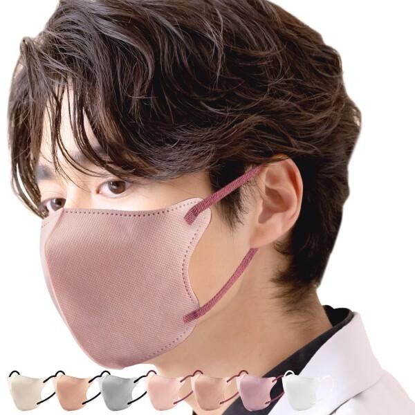(LAZARA)  3Dマスク 日本製 不織布 カケンテスト済み 10枚入 立体マスク 小顔 マスク...