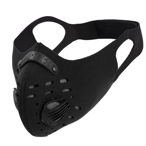 (RUNK&apos;S) トレーニングマスク 洗える 低酸素マスク トレーニング用 マスク 男女兼用 (ブラ...