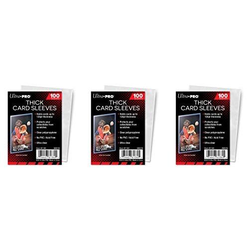 (3 Pack) - Ultra Pro Extra Thick Card Sleeves for ...