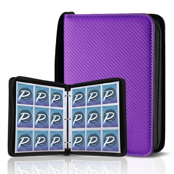 PAKESI カードファイル 9ポケット 大容量 900枚収納可能 50ページ入り PU素材 防水耐...