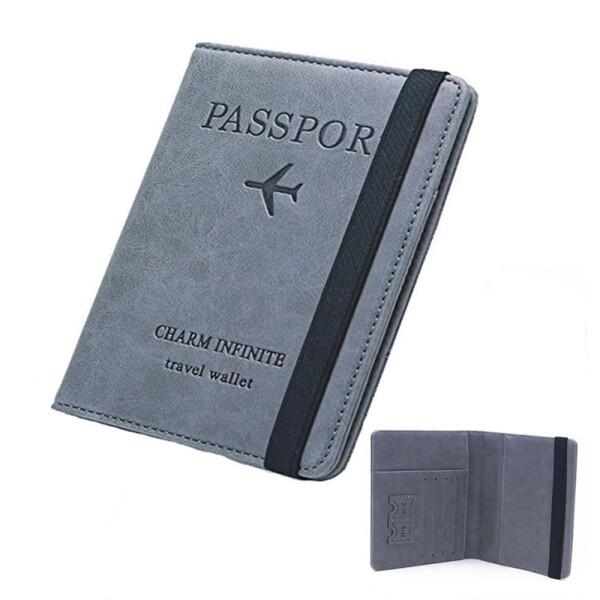 (MEDUSHASHA) パスポートケース パスポートカバー スキミング防止 大容量 航空券 ケース...