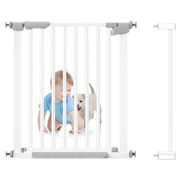 Aikenn ベビーゲート 赤ちゃんゲート ベビーフェンス 拡張付き 突っ張りタイプ 安心安全ダブル...