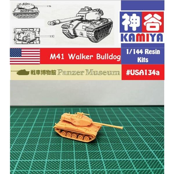 Kamiya Model 1/144 USA M41 Walker Bulldog Light Ta...