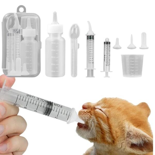 ペット 投薬器 シリンジ 針なし ペット用哺乳瓶 乳首 介護補助 計量用 目盛り付き 犬 猫 小動物