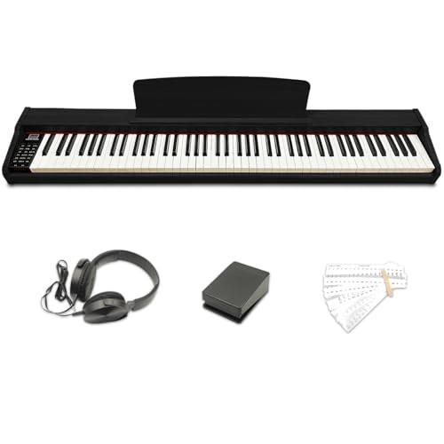 ニコマク NikoMaku 電子ピアノ 88鍵盤 SWAN-Z MIDI対応 キーボード 55cm譜...